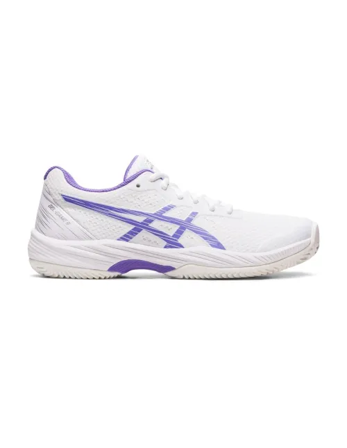 Asics Gel-Game 9 Clay/Oc Blanco Morado Mujer 1042a217-101 | Ofertas de pádel